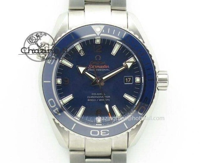 0106 Trendsetting De Ville Power Reserve SS MKF 1:1 Best Edition Blue Textured Dial on Black Leather Strap A 7742